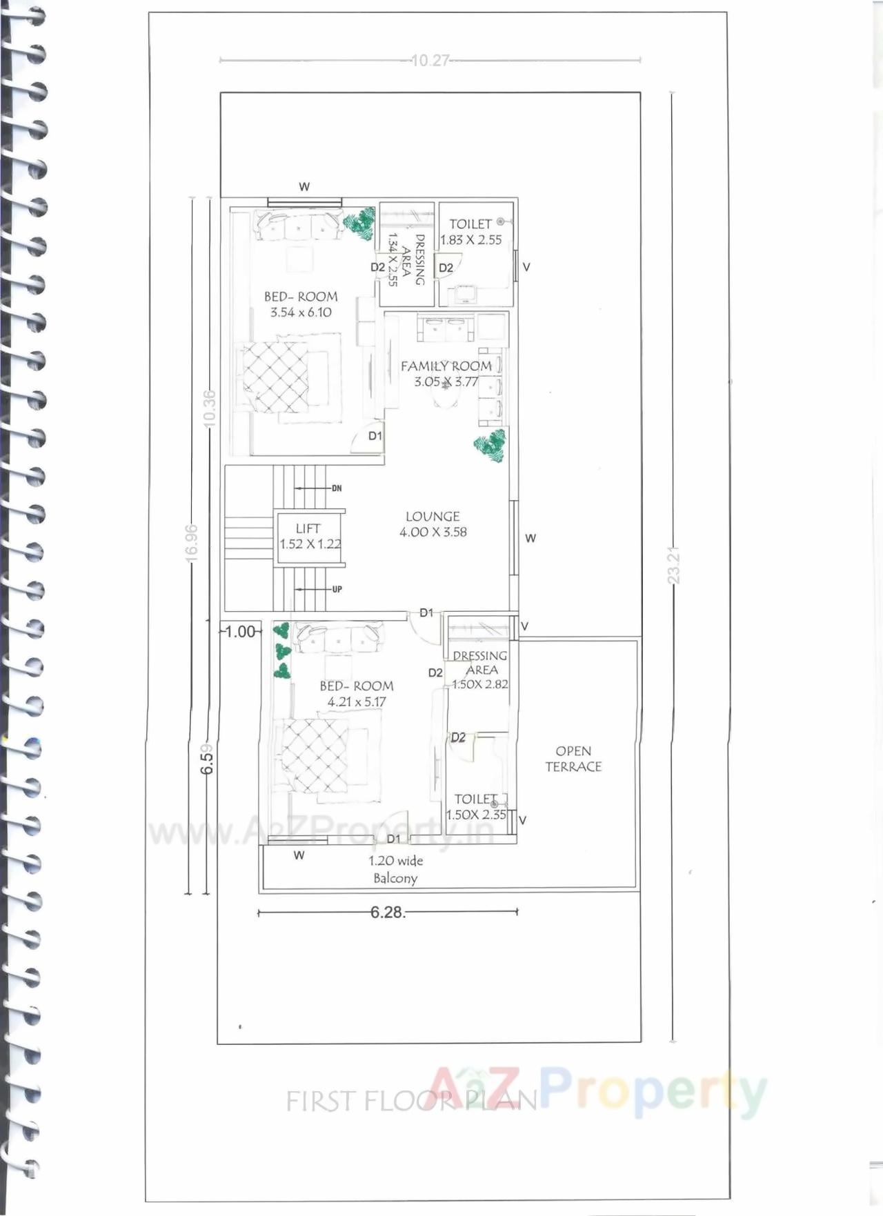 Layout of real estate project Synnove Palatials located at Gotri, Vadodara, Gujarat