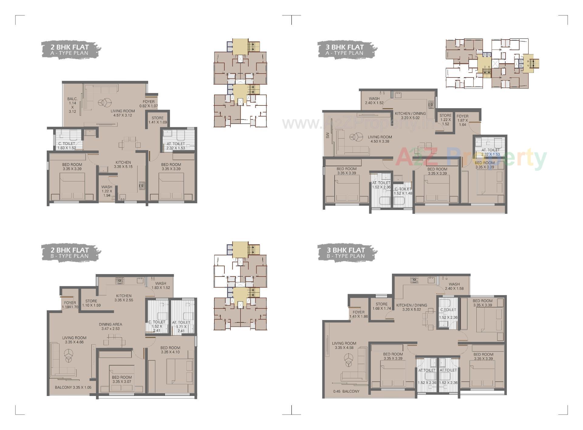 Layout of real estate project Taiba Platinum located at Tandalja, Vadodara, Gujarat