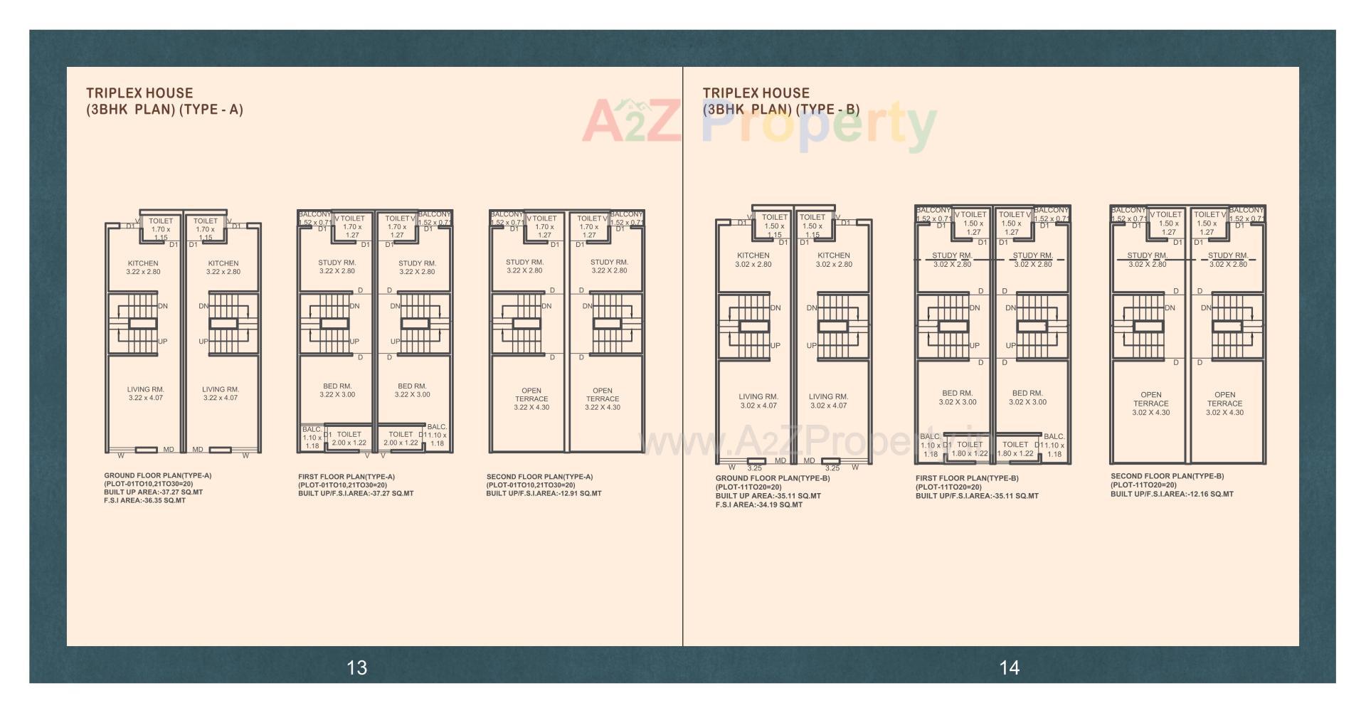 Layout of real estate project Taj Residency located at Tandalja, Vadodara, Gujarat