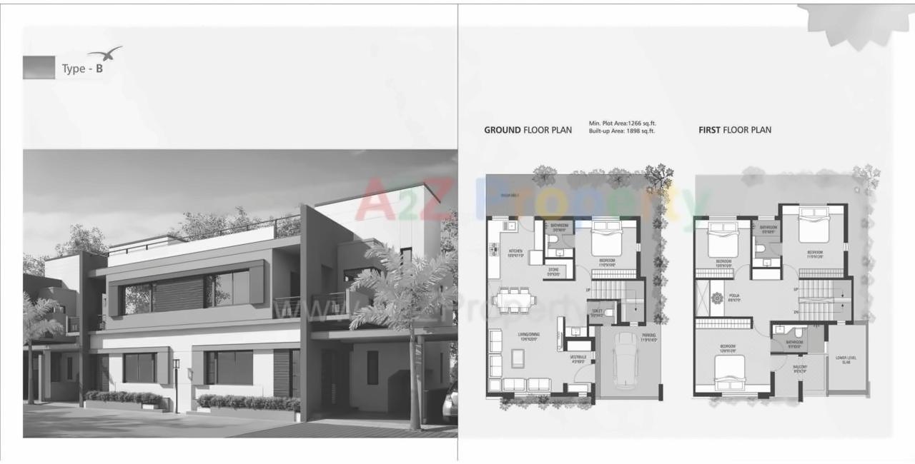 Layout of real estate project Taksh Aura located at Ankhol, Vadodara, Gujarat