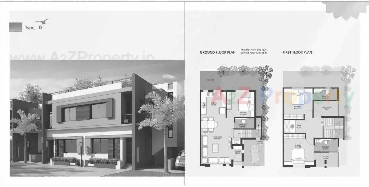 Layout of real estate project Taksh Aura located at Ankhol, Vadodara, Gujarat