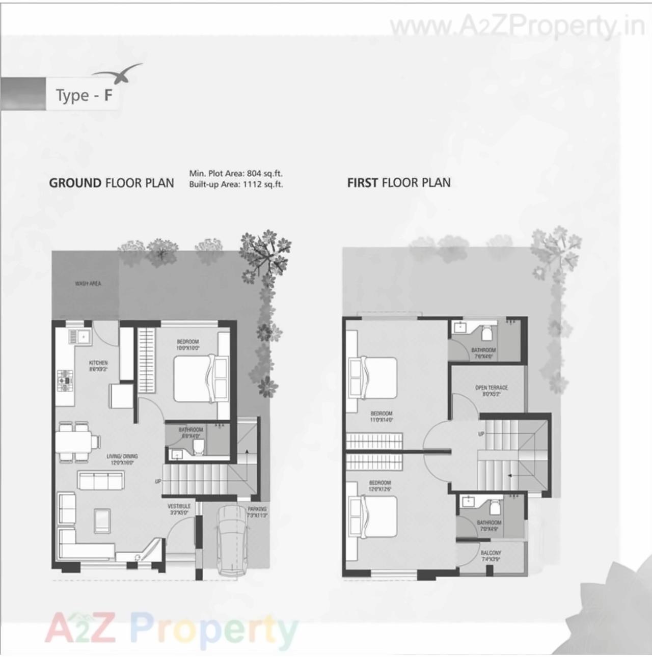 Layout of real estate project Taksh Aura located at Ankhol, Vadodara, Gujarat
