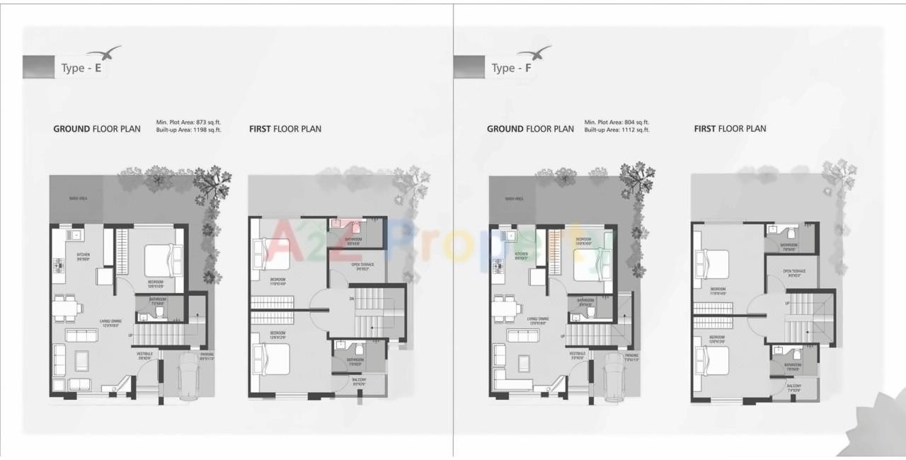 Layout of real estate project Taksh Aura located at Ankhol, Vadodara, Gujarat
