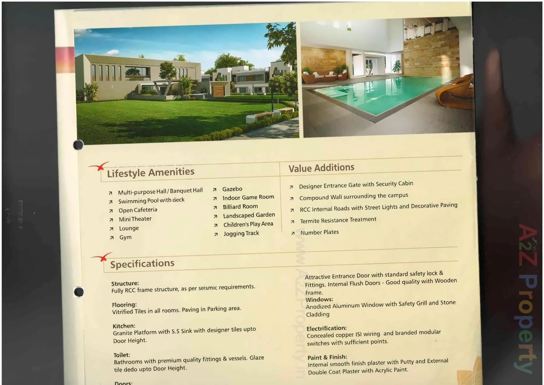  of real estate project Taksh Aura located at Hanumanpura, Vadodara, Gujarat