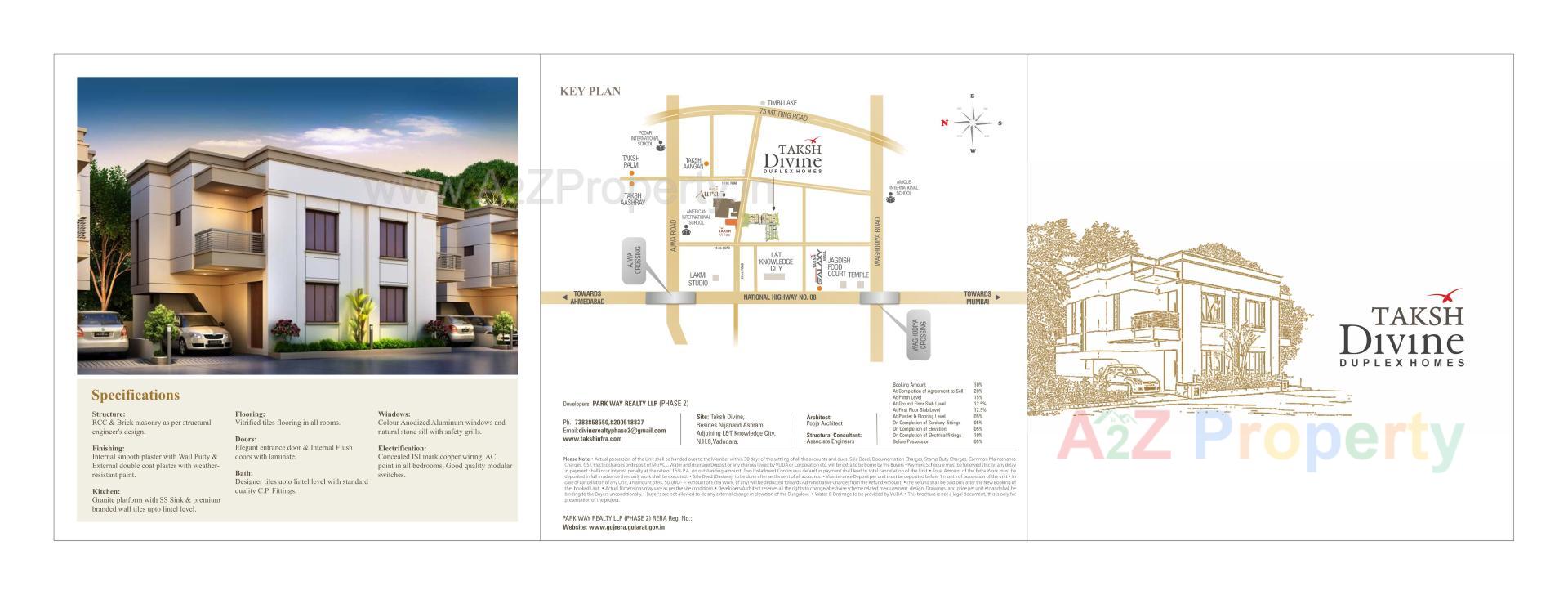  of real estate project Taksh Divine located at Ankhol-hanumanpura, Vadodara, Gujarat