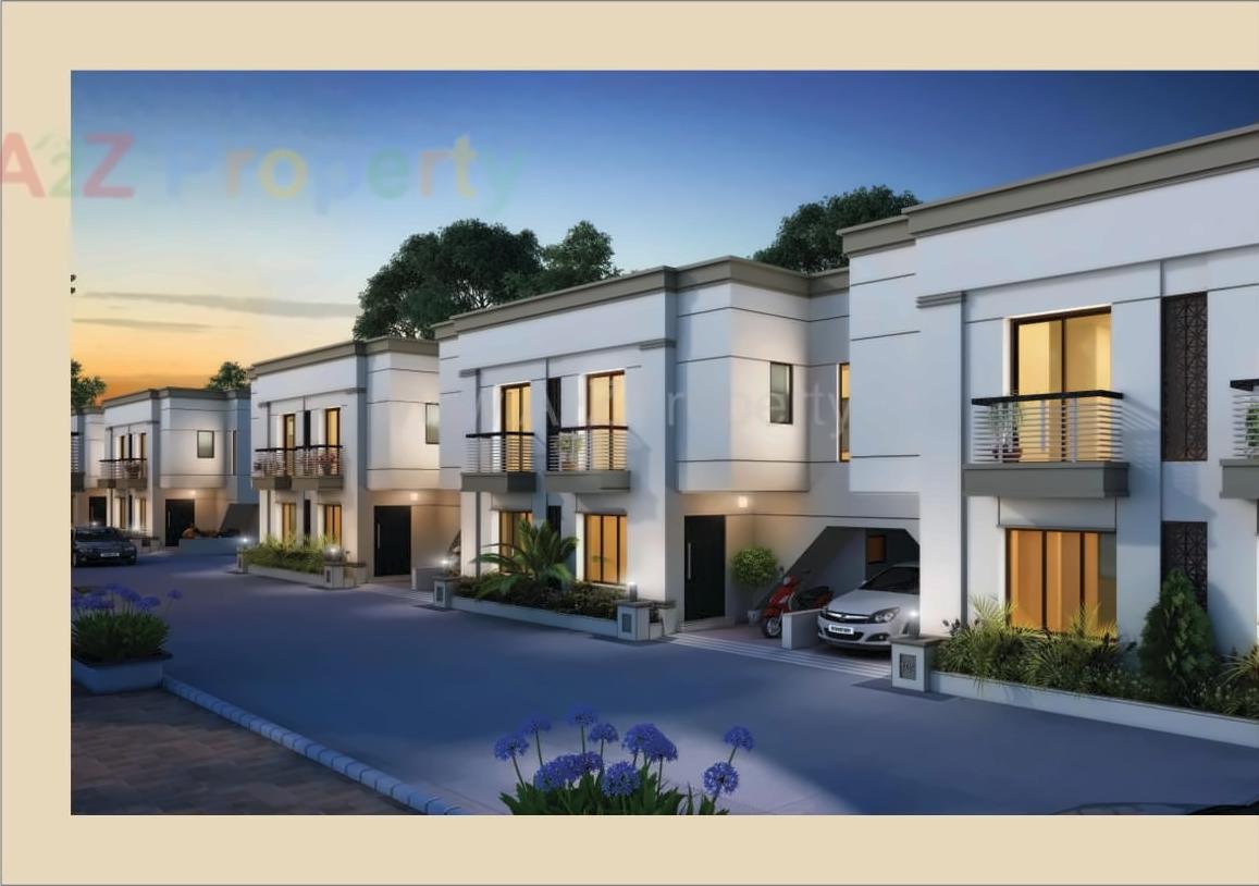 3D Elevation of real estate project Taksh Divine located at Ankhol, Vadodara, Gujarat