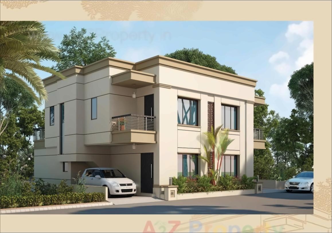 3D Elevation of real estate project Taksh Divine located at Ankhol, Vadodara, Gujarat