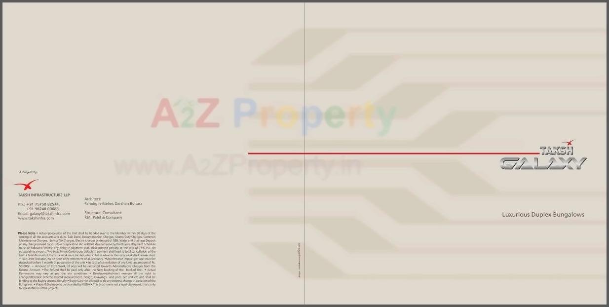  of real estate project Taksh Galaxy located at Bapod, Vadodara, Gujarat