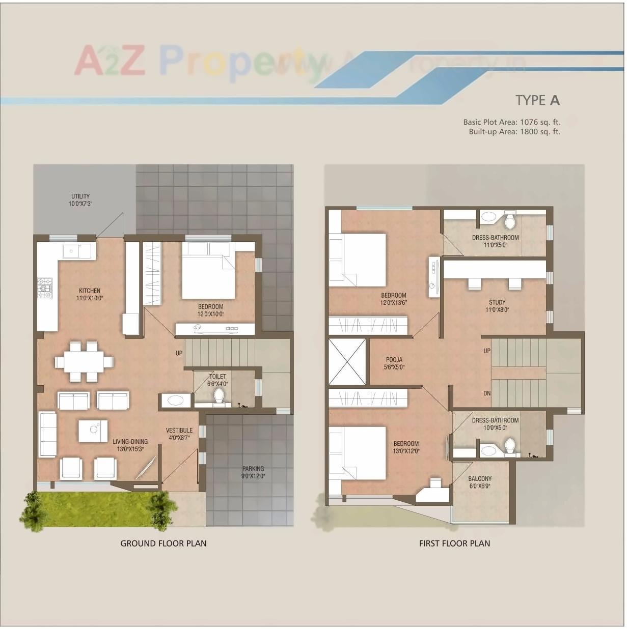 Layout of real estate project Taksh Galaxy located at Bapod, Vadodara, Gujarat