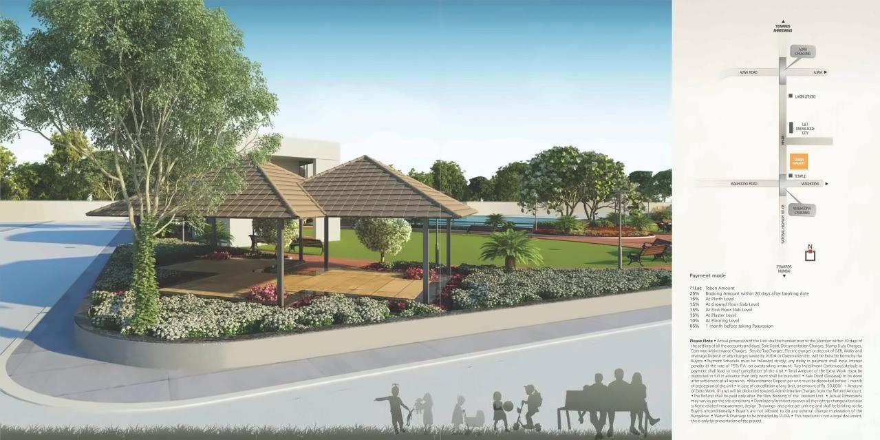 3D Elevation of real estate project Taksh Galaxy located at Bapod, Vadodara, Gujarat