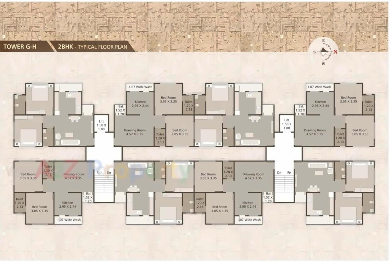 Layout of real estate project Takshashila located at Sevasi, Vadodara, Gujarat