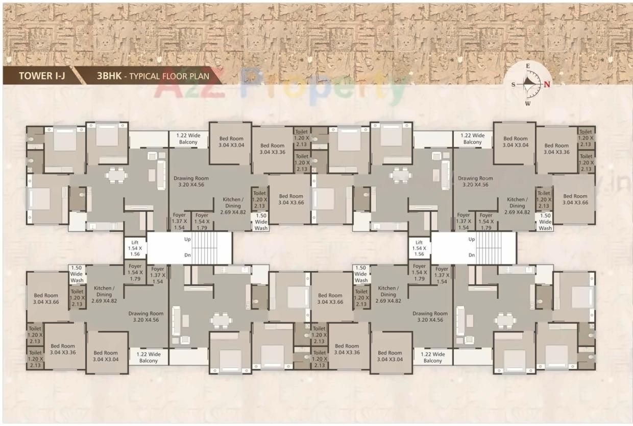 Layout of real estate project Takshashila located at Sevasi, Vadodara, Gujarat