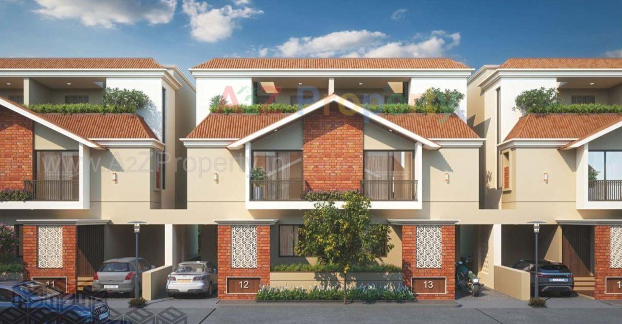 3D Elevation of real estate project Terra Homes located at Bil, Vadodara, Gujarat