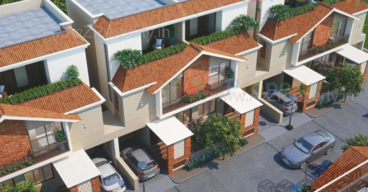 3D Elevation of real estate project Terra Homes located at Bil, Vadodara, Gujarat