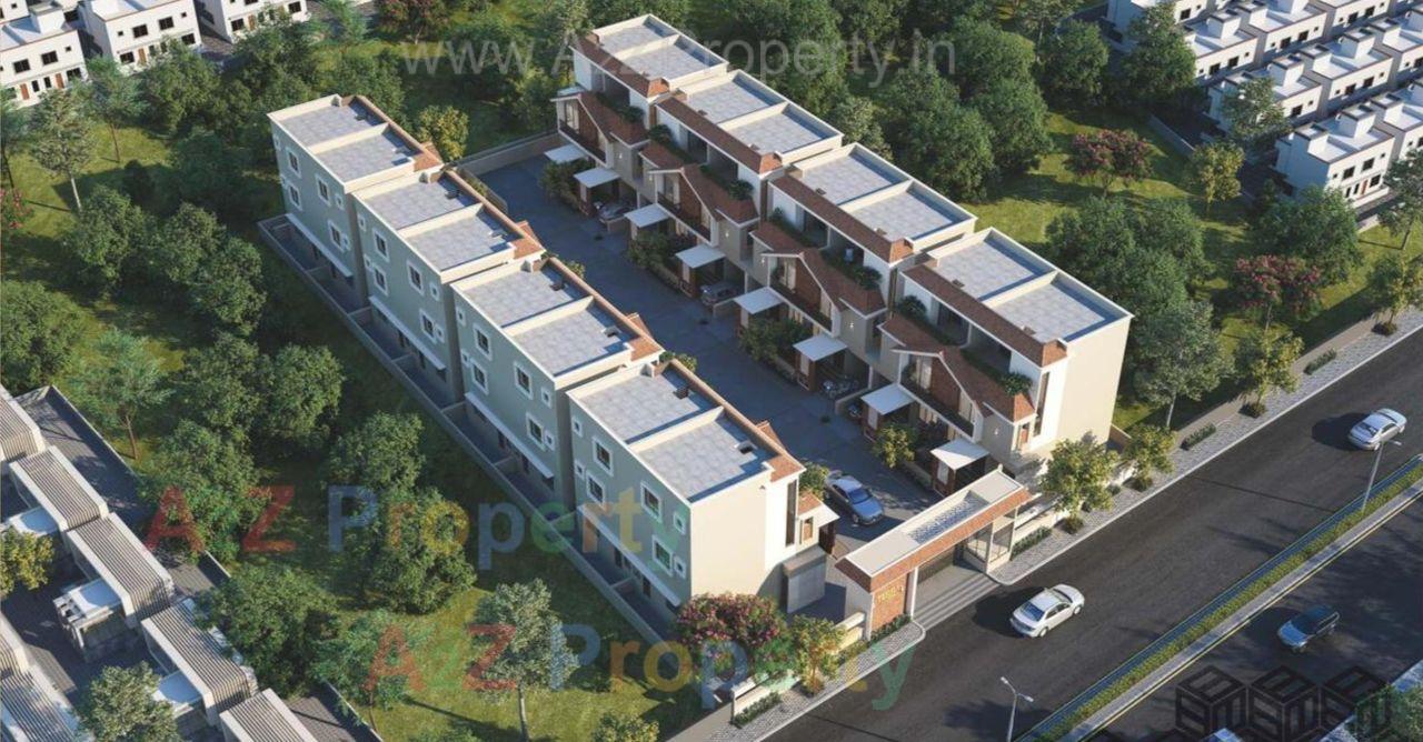 3D Elevation of real estate project Terra Homes located at Bil, Vadodara, Gujarat
