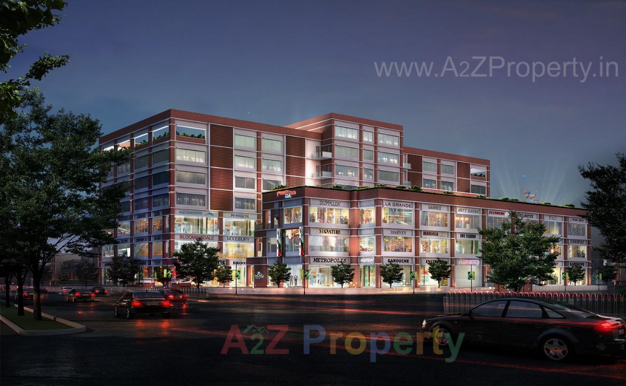 3D Elevation of real estate project The Baroda Crossway located at Vadodra-kasba, Vadodara, Gujarat