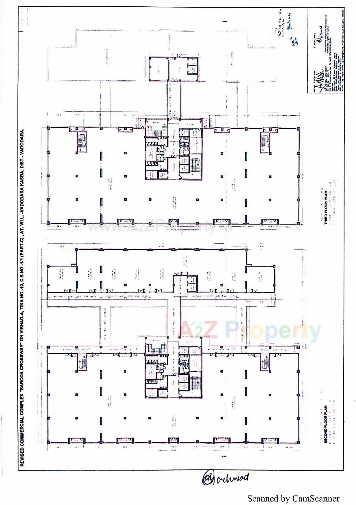 Layout of real estate project The Baroda Crossway located at Vadodra-kasba, Vadodara, Gujarat