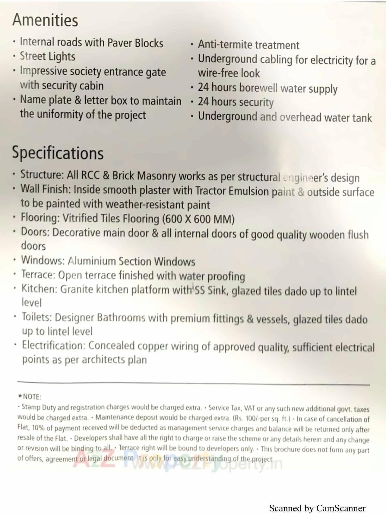 Amenities of The Empire