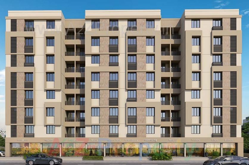 3D Elevation of real estate project The Florence located at Bhayli, Vadodara, Gujarat