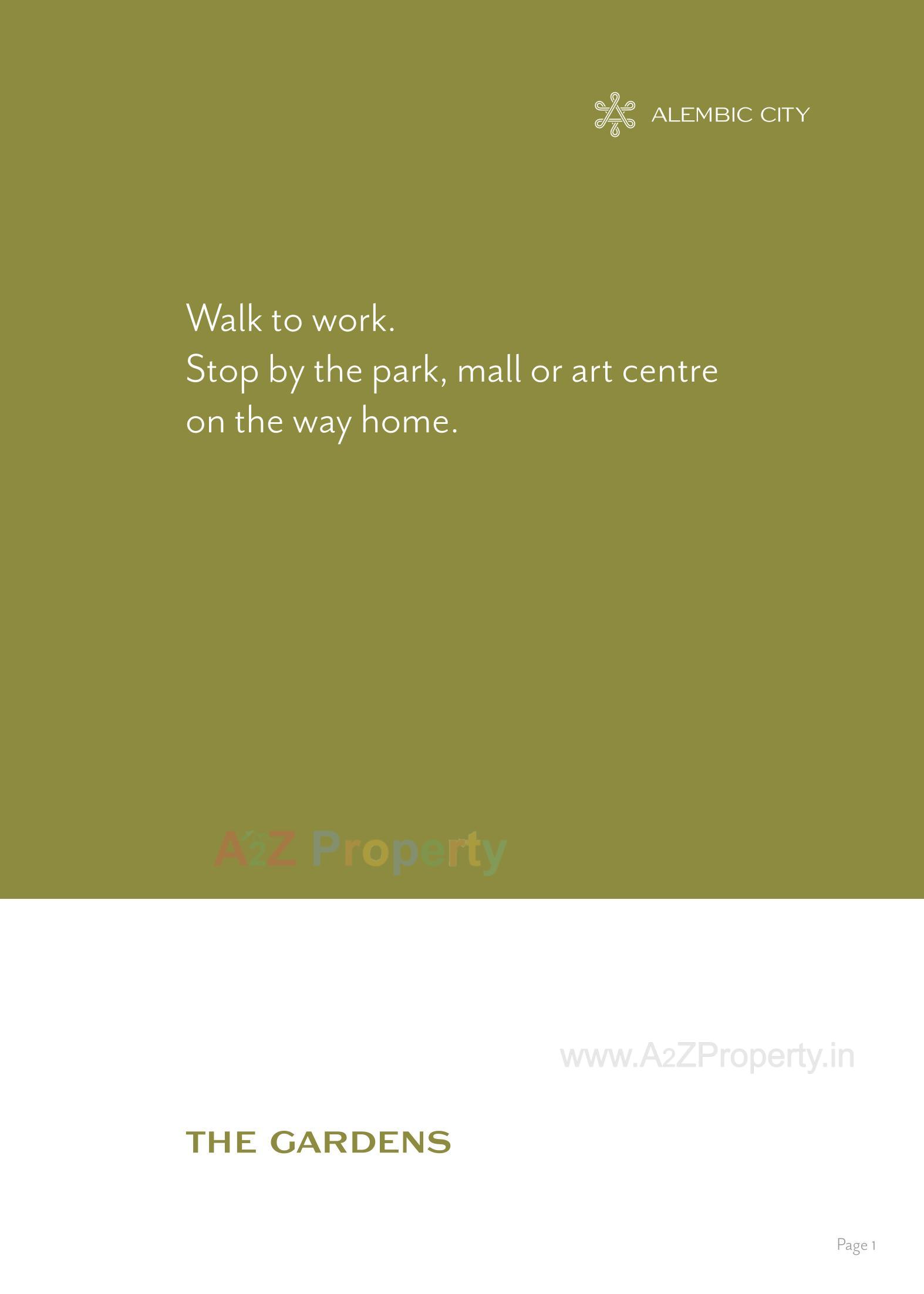  of real estate project The Gardens located at Gorwa, Vadodara, Gujarat