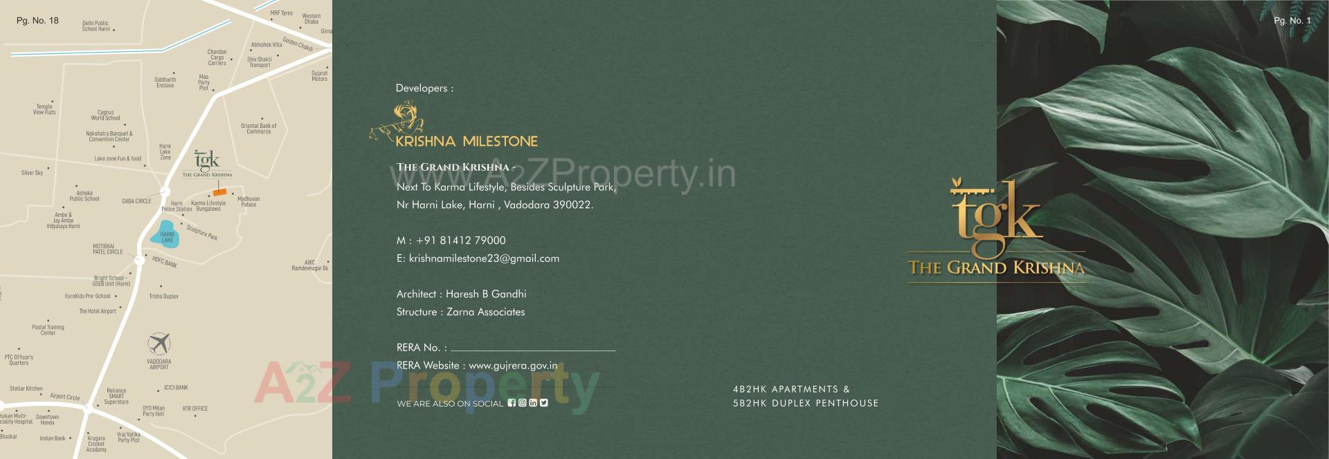  of real estate project The Grand Krishna located at Harni, Vadodara, Gujarat