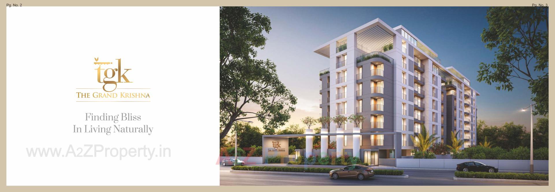 3D Elevation of real estate project The Grand Krishna located at Harni, Vadodara, Gujarat