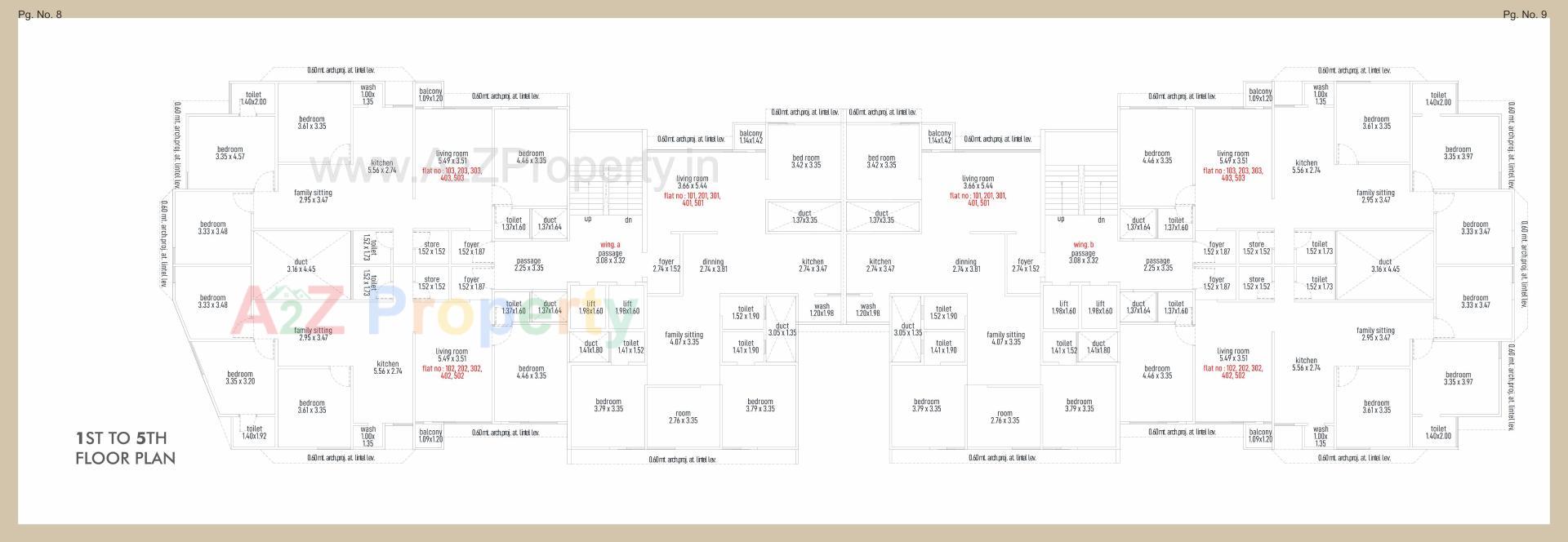 Layout of real estate project The Grand Krishna located at Harni, Vadodara, Gujarat