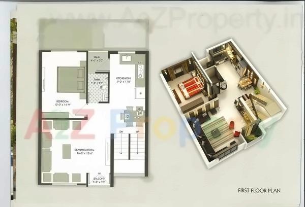 Layout of real estate project The Hamptons located at Gotri, Vadodara, Gujarat