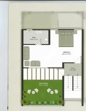 Layout of real estate project The Hamptons located at Gotri, Vadodara, Gujarat
