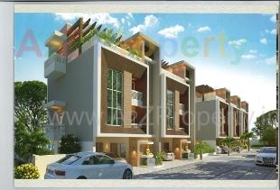 Elevation of real estate project The Hamptons located at Gotri, Vadodara, Gujarat