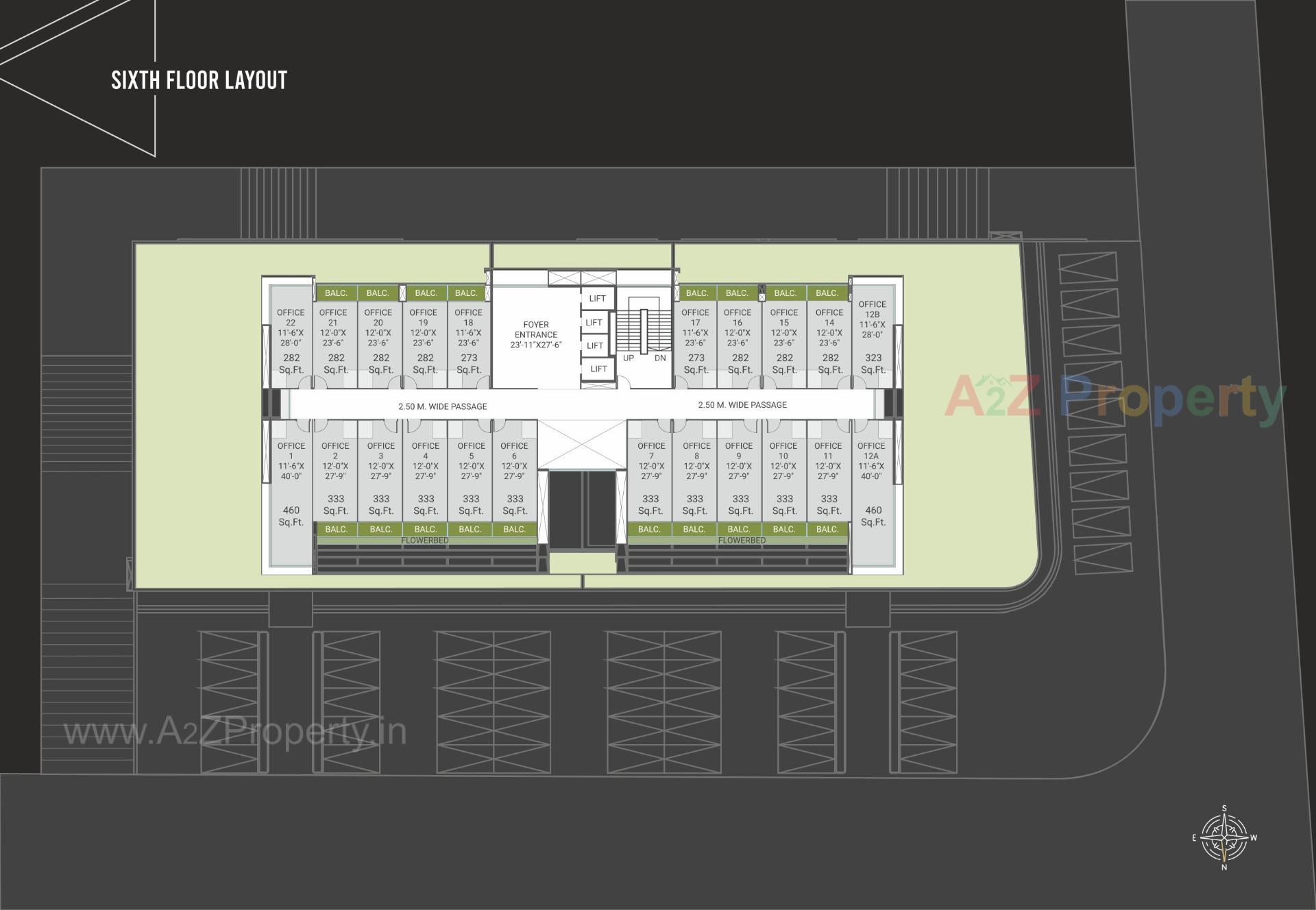 Layout of real estate project The Iconic located at Harni, Vadodara, Gujarat