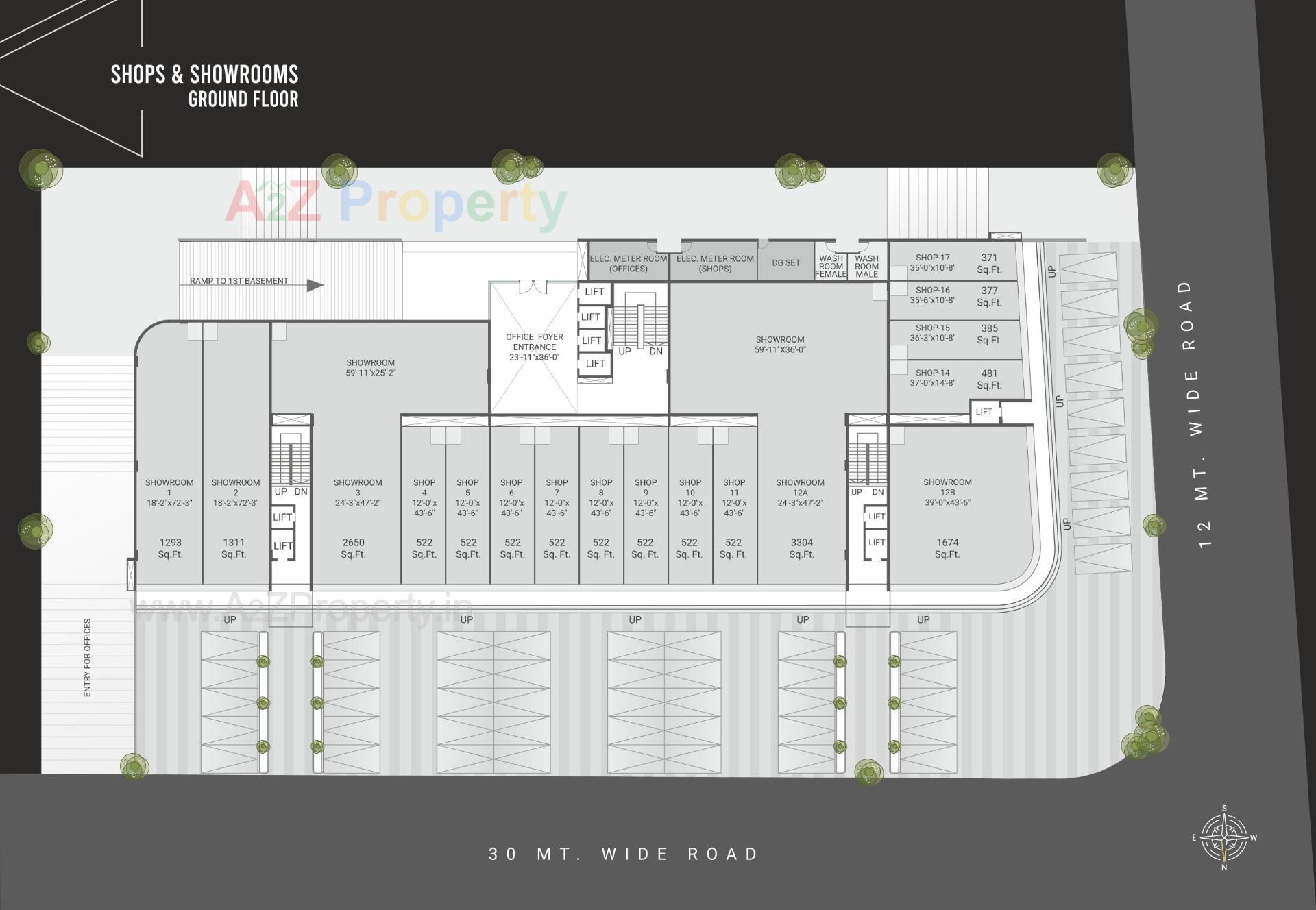 Layout of real estate project The Iconic located at Harni, Vadodara, Gujarat