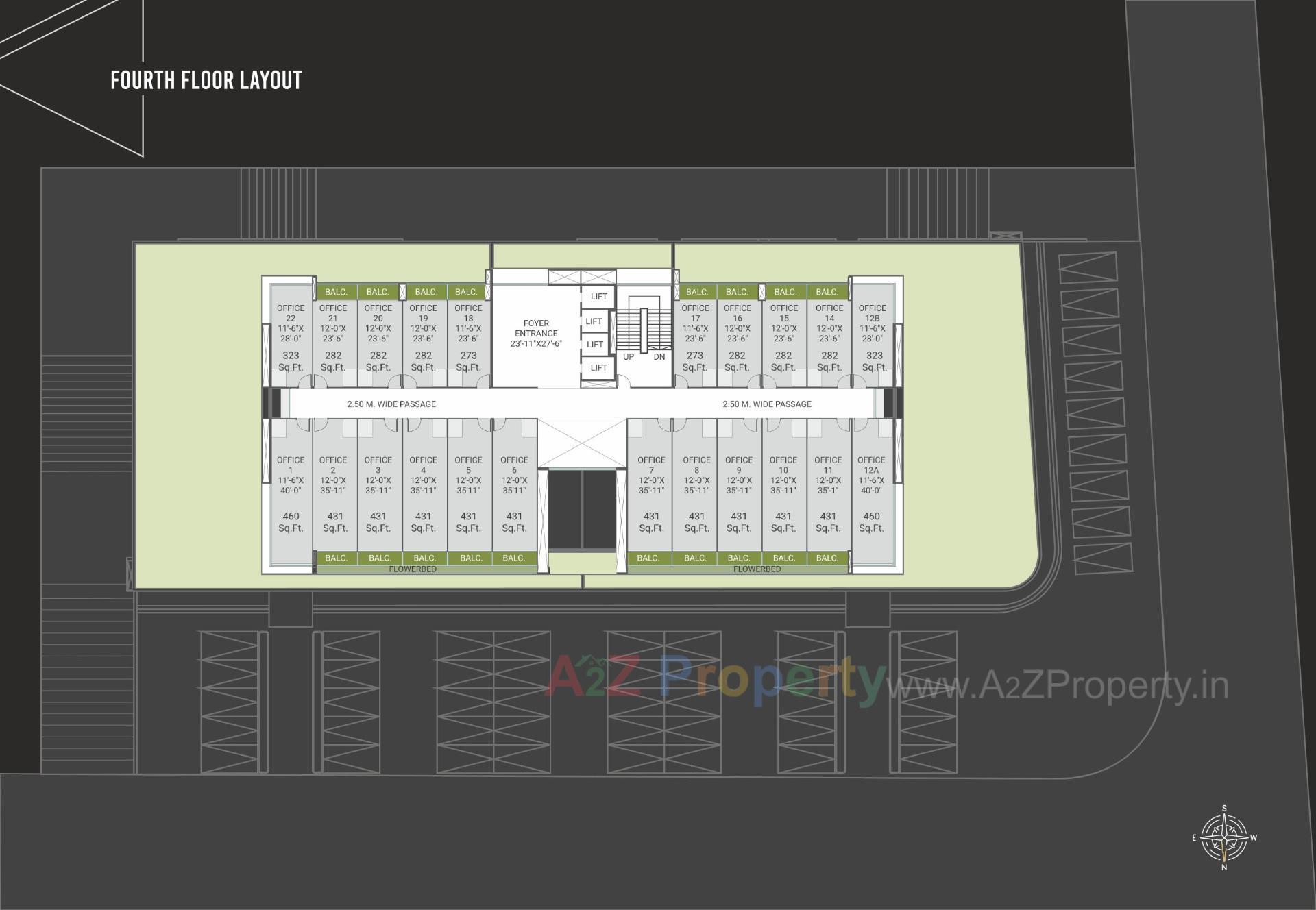Layout of real estate project The Iconic located at Harni, Vadodara, Gujarat