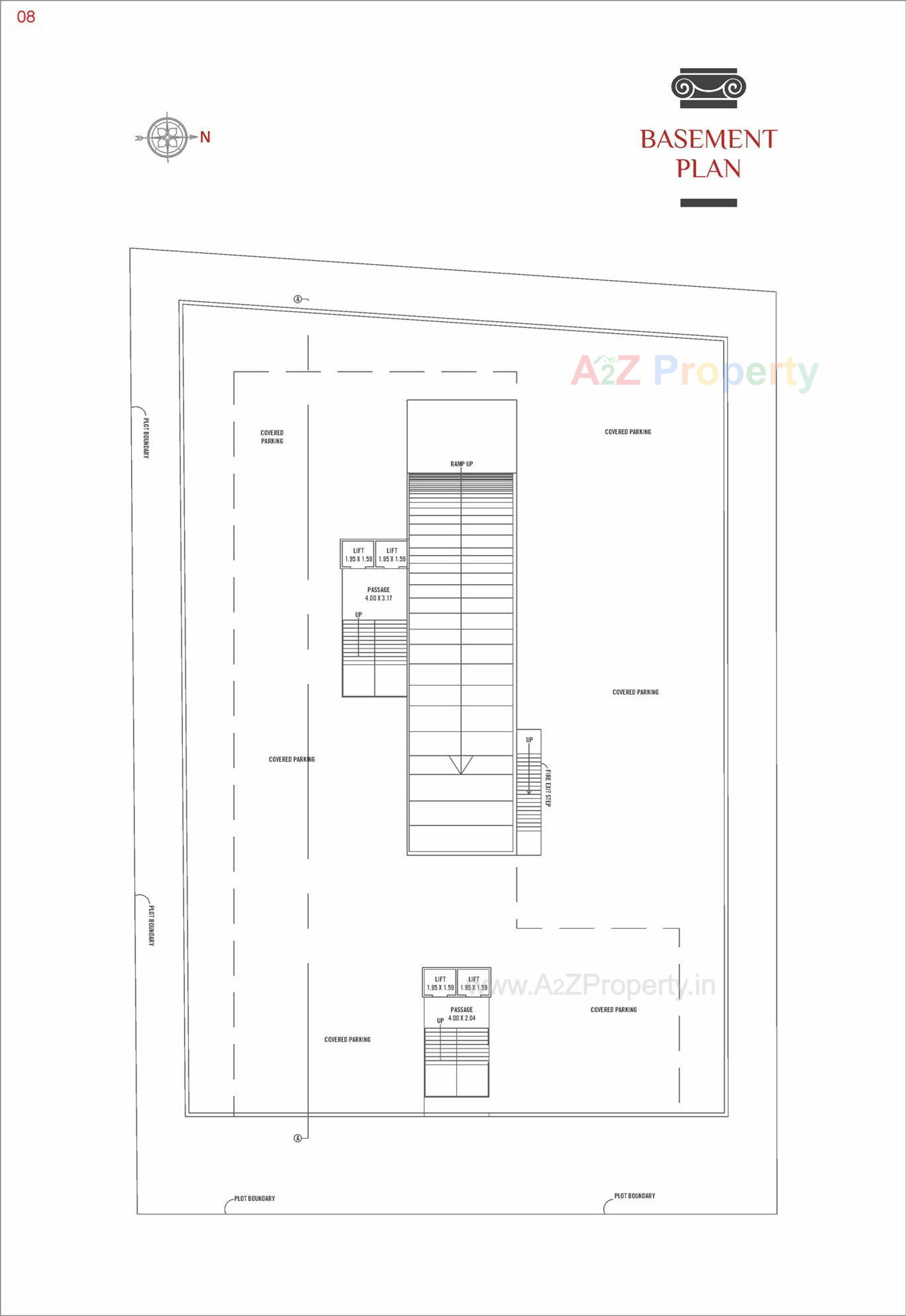 Layout of real estate project The Mark located at Harni, Vadodara, Gujarat
