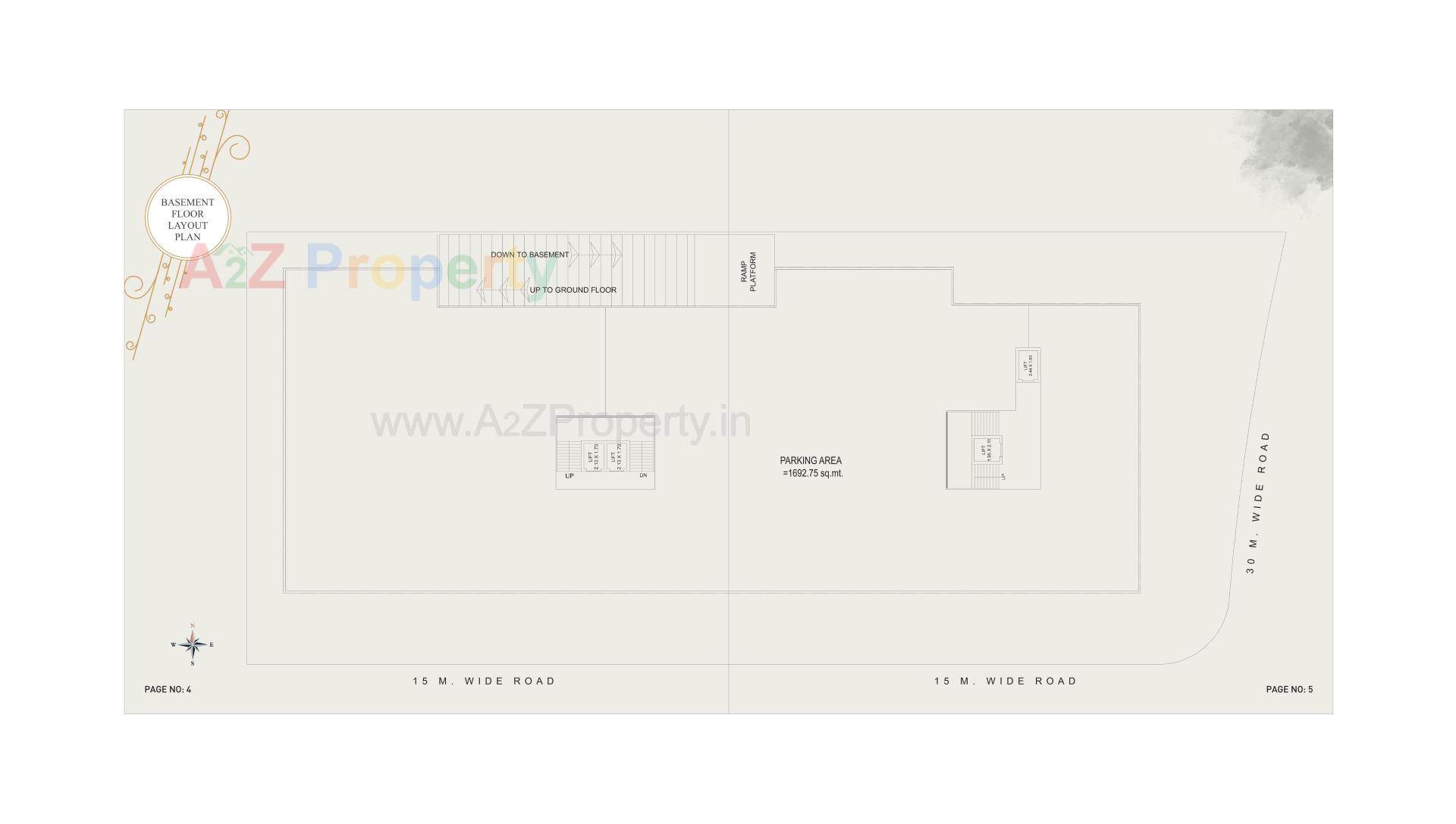 Layout of real estate project The Nest located at Vadsar, Vadodara, Gujarat