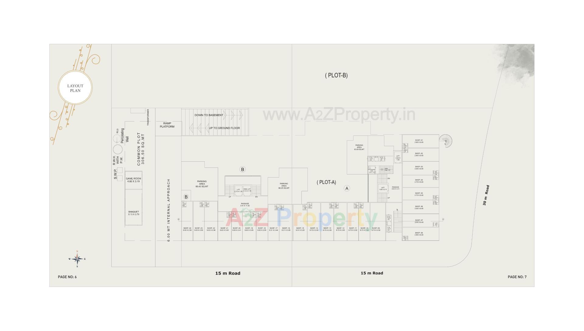 Layout of real estate project The Nest located at Vadsar, Vadodara, Gujarat