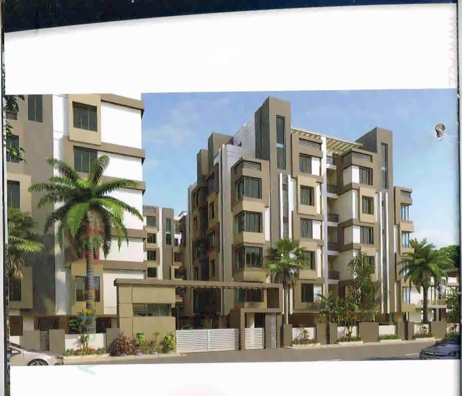 3D Elevation of real estate project The Planet located at Bill, Vadodara, Gujarat