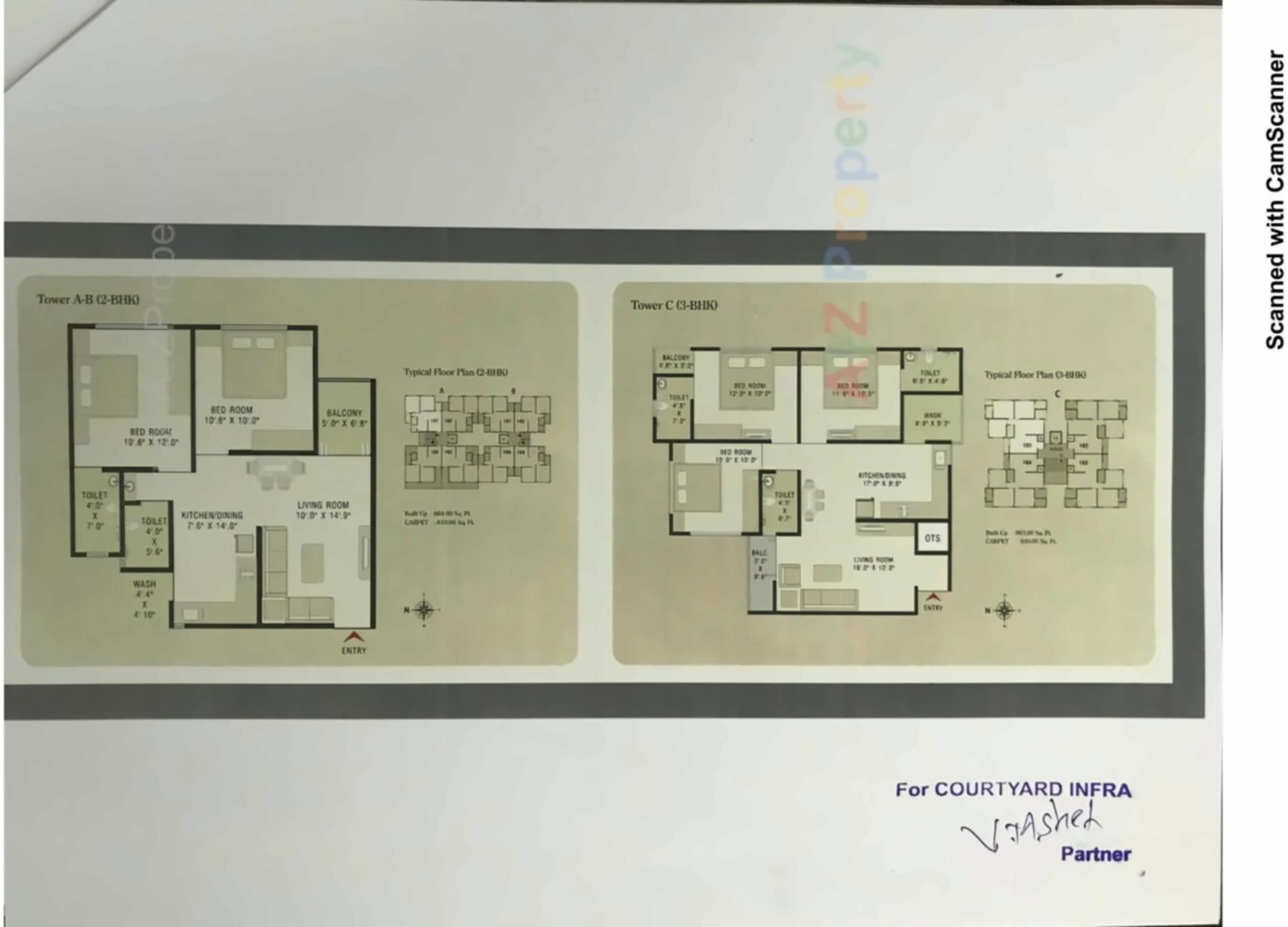 Layout of real estate project The Residence Ii located at Sevasi, Vadodara, Gujarat