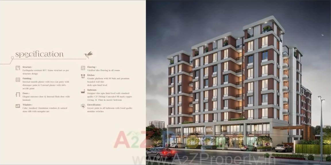 3D Elevation of real estate project The Residence located at Sevasi, Vadodara, Gujarat