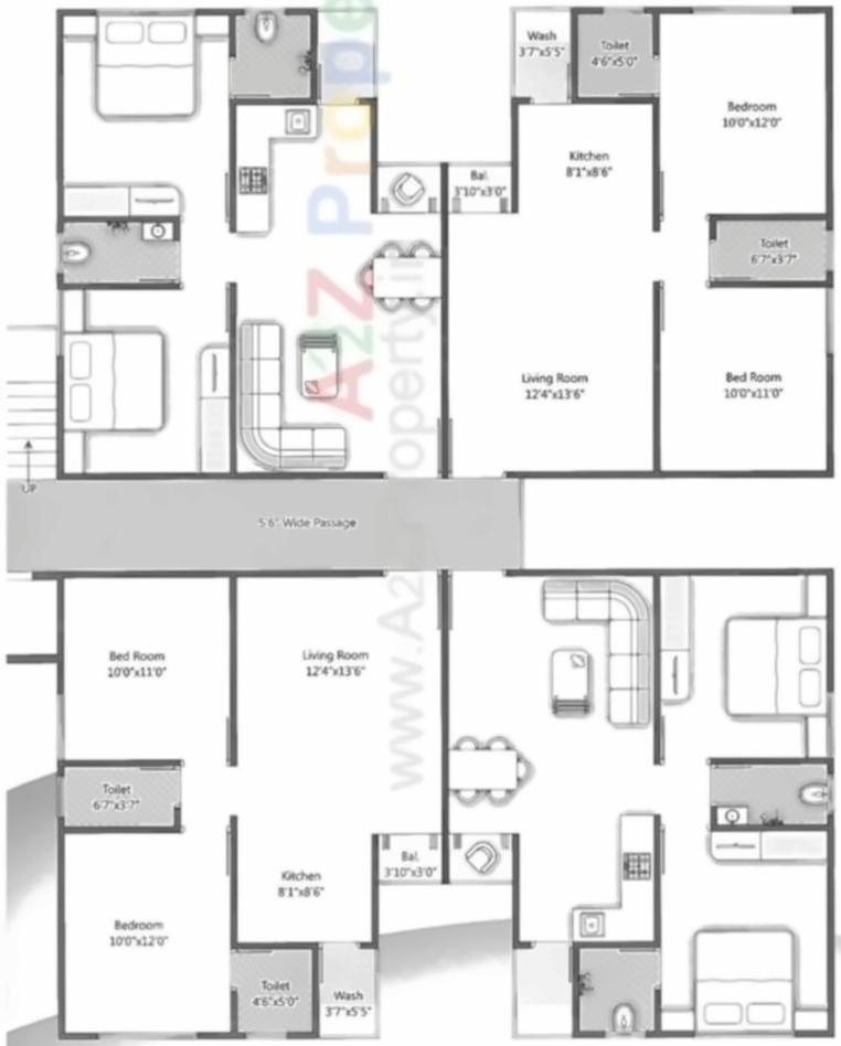 Layout of real estate project The Rise located at Bhayli, Vadodara, Gujarat