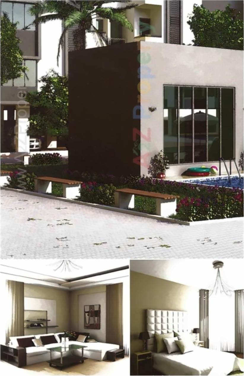 3D Elevation of real estate project The Rise located at Bhayli, Vadodara, Gujarat