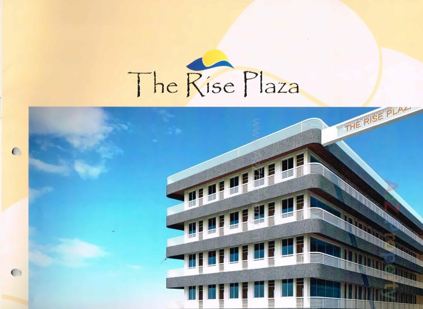 3D Elevation of real estate project The Rise Plaza located at Tarsali, Vadodara, Gujarat