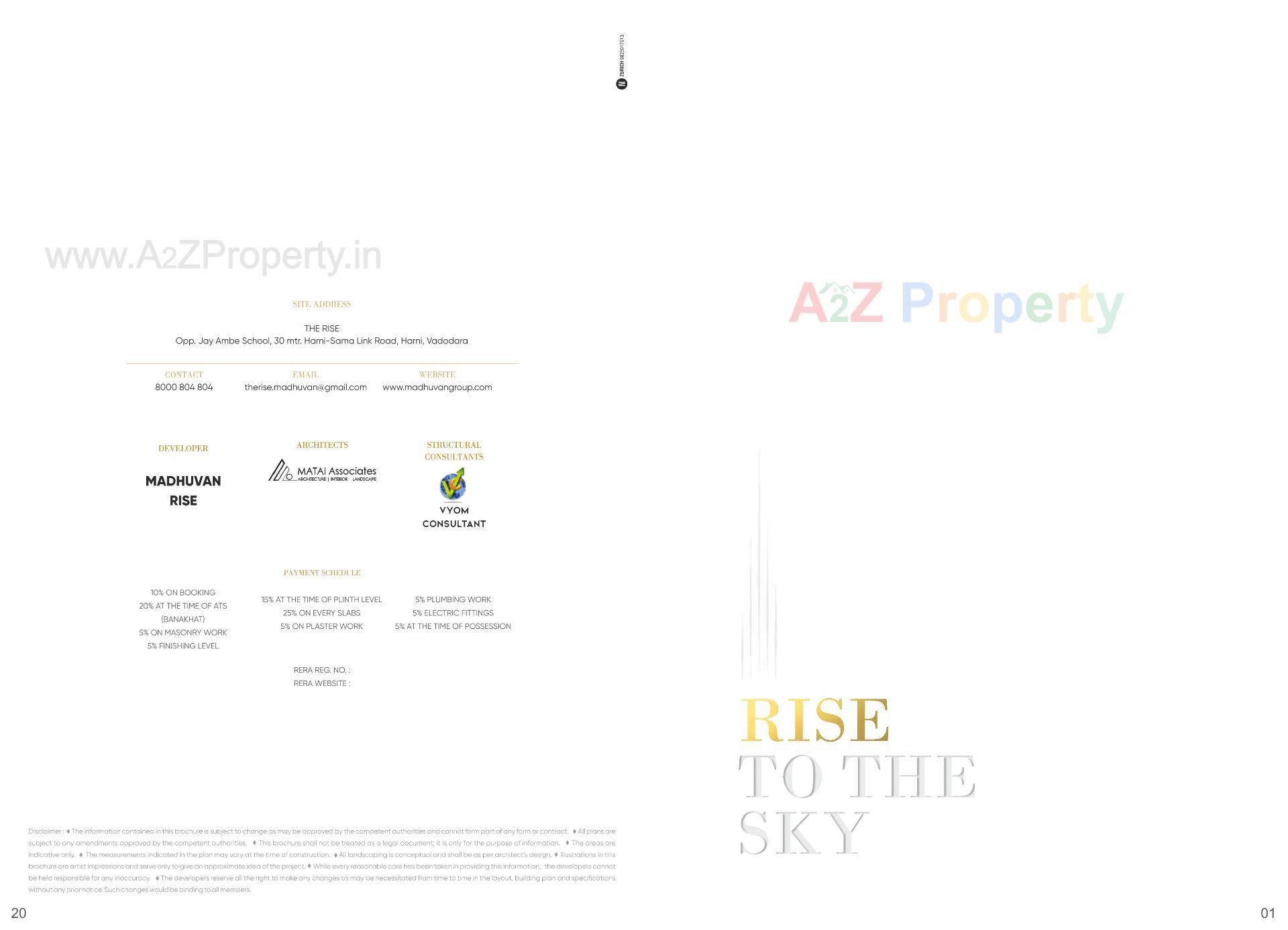  of real estate project The Rise located at Harni, Vadodara, Gujarat