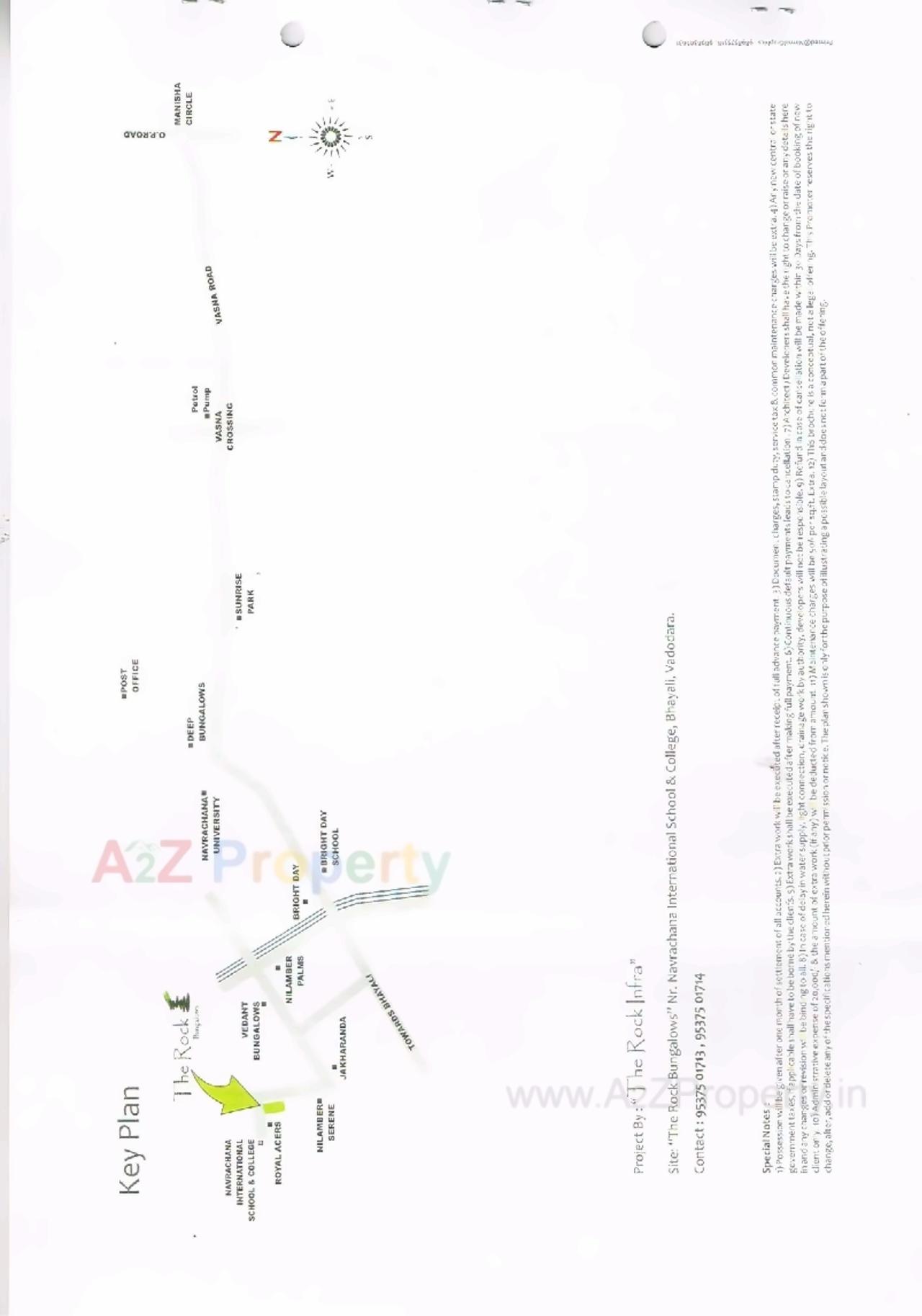  of real estate project The Rock located at Bhayli, Vadodara, Gujarat