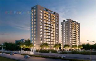 Elevation of real estate project The Shine located at Harni, Vadodara, Gujarat