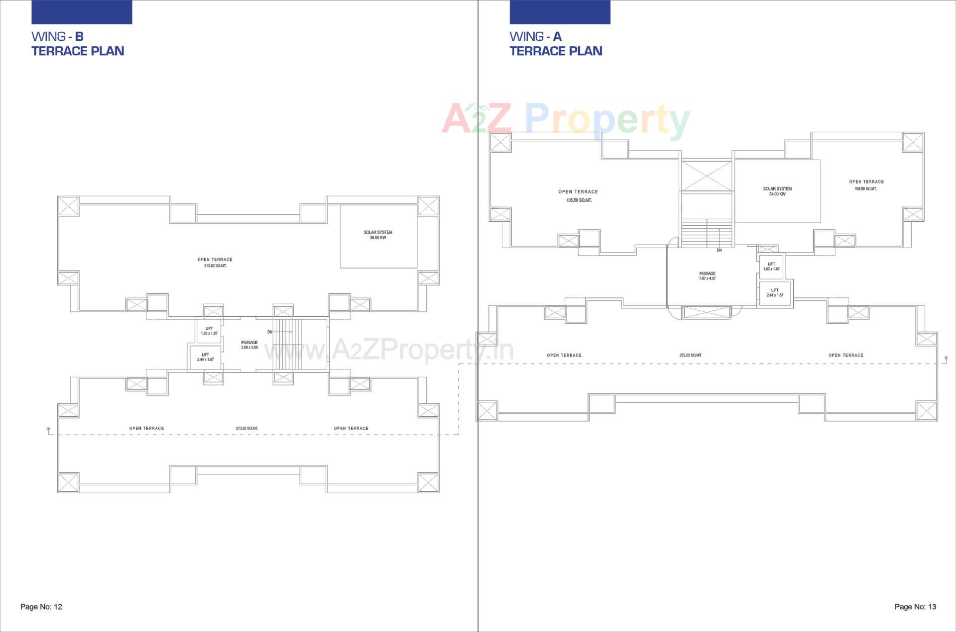 Layout of real estate project The Skygaze located at Sevasi, Vadodara, Gujarat