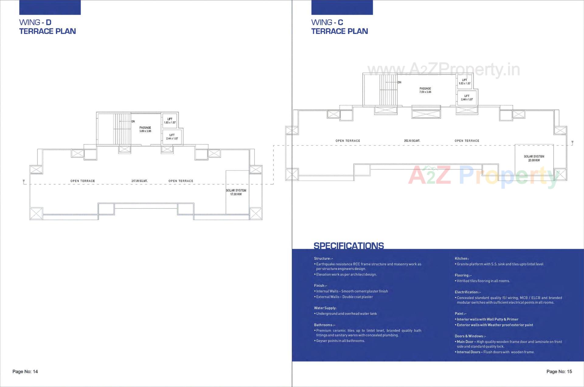 Layout of real estate project The Skygaze located at Sevasi, Vadodara, Gujarat