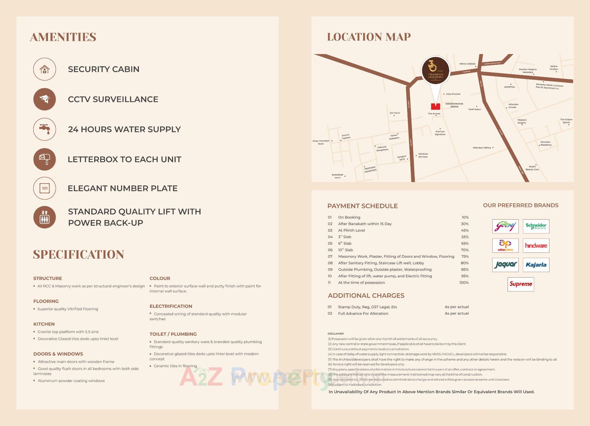  of real estate project The Solitaire located at Bhayli, Vadodara, Gujarat