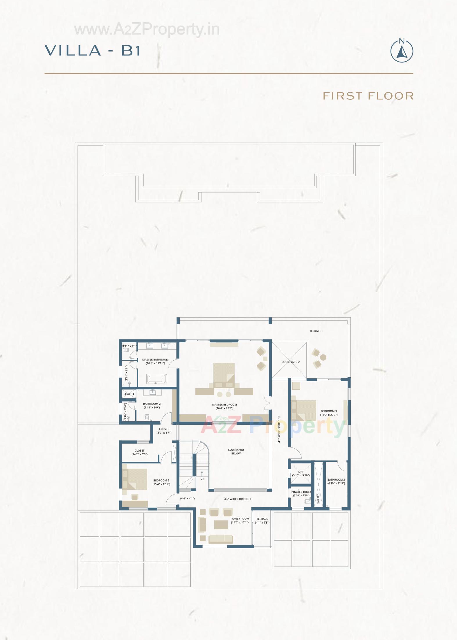 Layout of real estate project The Villas located at Gorwa, Vadodara, Gujarat