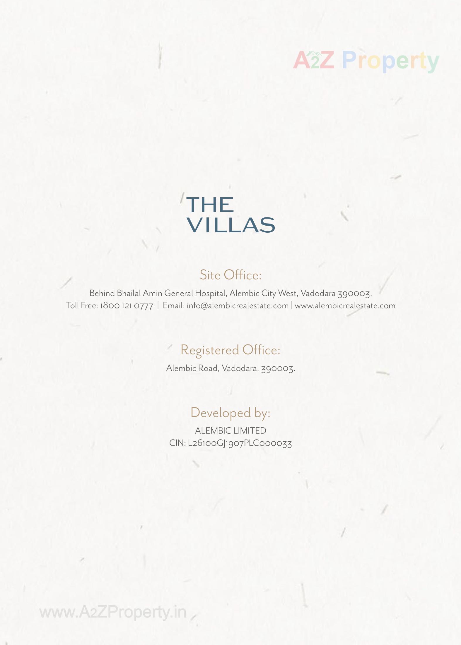  of real estate project The Villas located at Gorwa, Vadodara, Gujarat